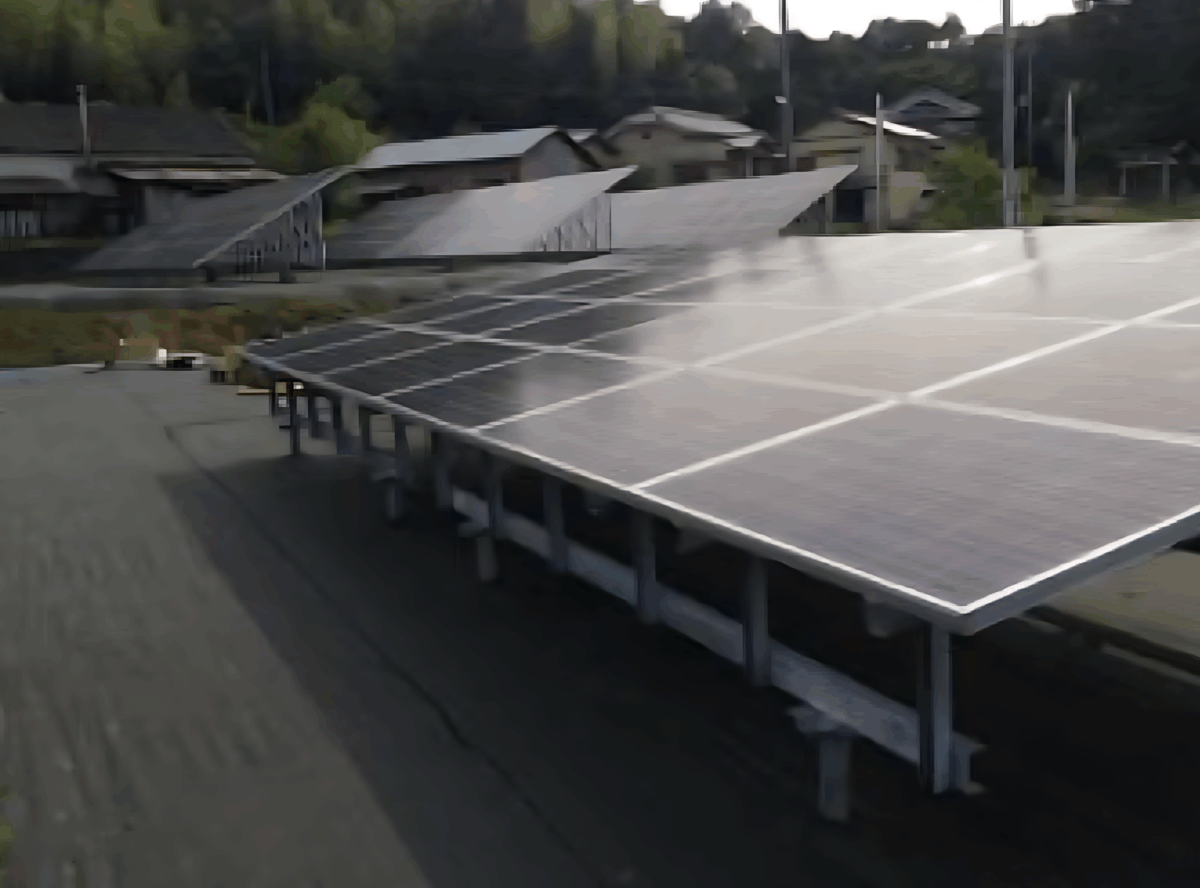 ソーラー発電所　防草シート（栃木）