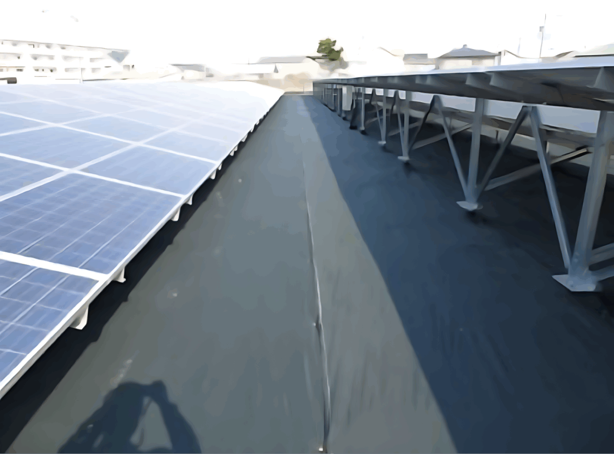 ソーラー発電所　防草シート（愛知）